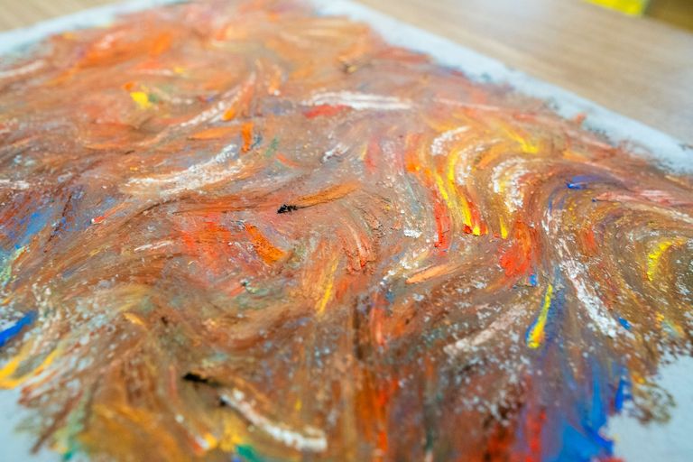 Artwork from project Oil Pastels Machine